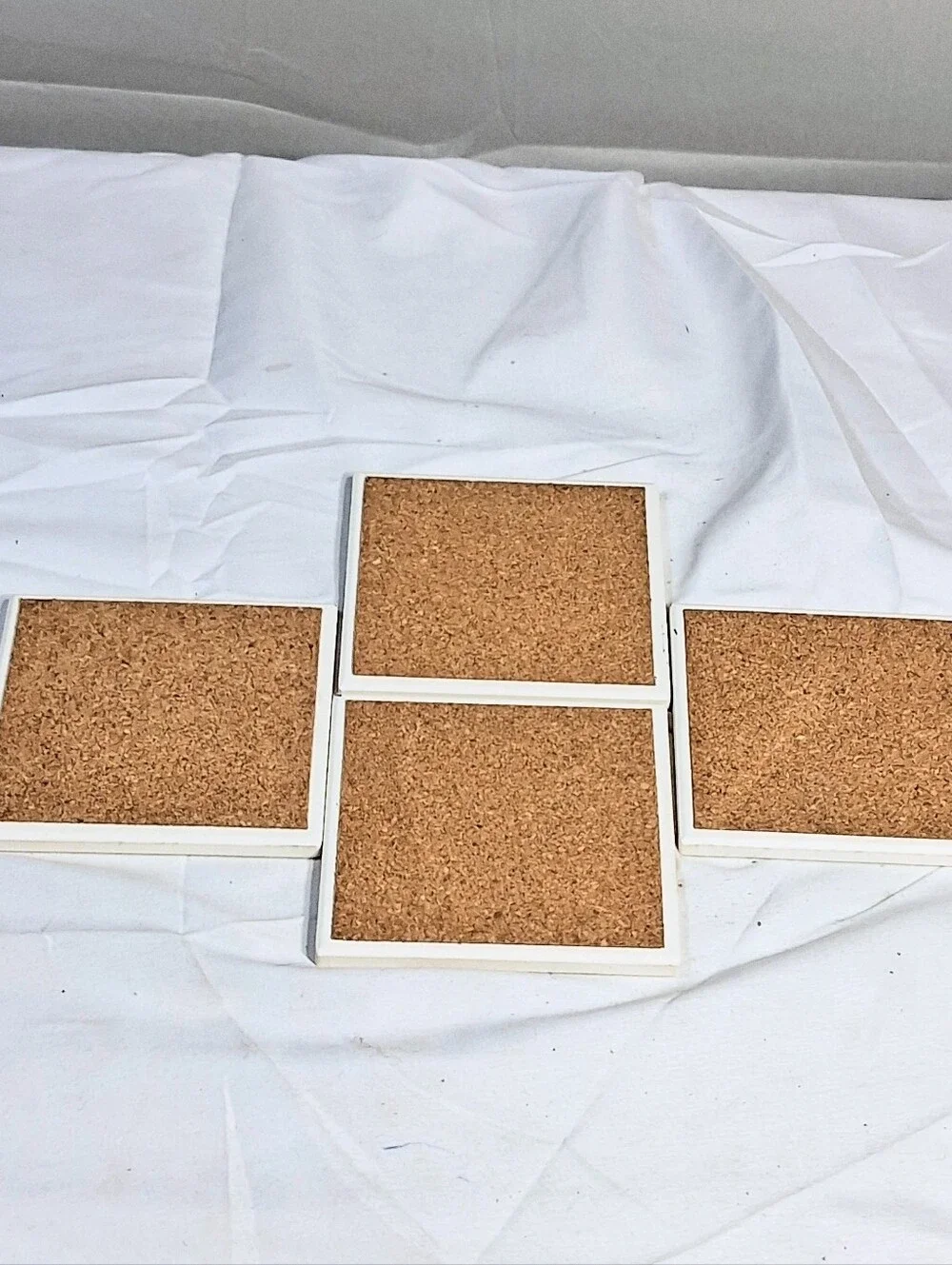 Set Of 4 NWT Robert May Super Absorbent 4 X 4 Bulldog Coasters